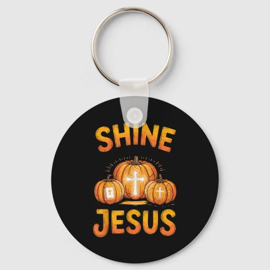 Kids Shine With The Light Of Jesus Funny Christian Sleutelhanger (Voorkant)