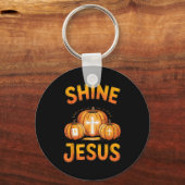 Kids Shine With The Light Of Jesus Funny Christian Sleutelhanger (Voorkant)