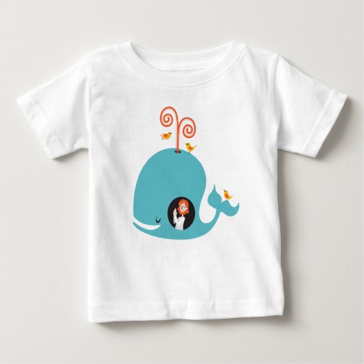 Kids Shirt Bible Story Jonah And The Whale (Voorkant)