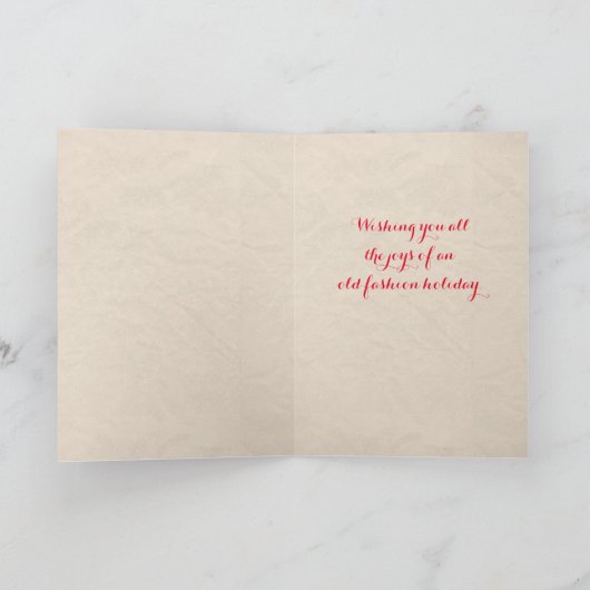 Kids Singing Christmas Card Feestdagen Kaart (Binnen)