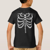 Kids Skeleton Halloween (Front and Back) T Shirt (Achterkant)