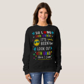 Kids So Long 3rd Grade Here I Come 4th Grade Grade Trui (Voorkant volledig)