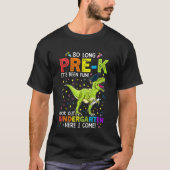 Kids So Long Pre K Kindergarten Here I Come School T-shirt (Voorkant)