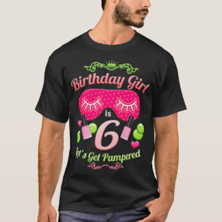 Kids SPA Birthday Party Girls Age T-shirt