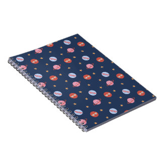 Kids Space Mini Pattern with Planets & Stars Notitieboek