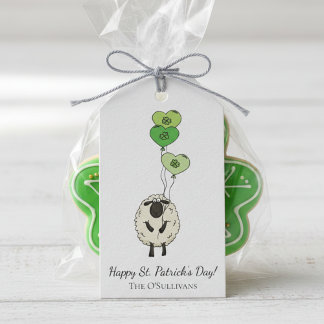 Kids St. Patrick’s Day Sheep & Shamrock Cadeaulabel