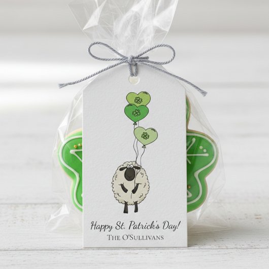 Kids St. Patrick’s Day Sheep & Shamrock Cadeaulabel