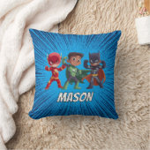 Kids Superhero Custom Name Boys Kussen (Deken)