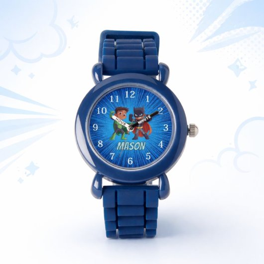 Kids Superhero Watch Custom Name Boys Horloge