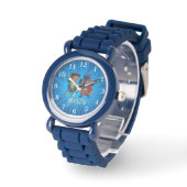 Kids Superhero Watch Custom Name Boys Horloge (Hoek)