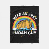 Kids Toddler Kid Need Ark I Noah Guy Christian Eas Fleece Deken (Voorkant)