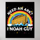 Kids Toddler Kid Need Ark I Noah Guy Christian Eas Poster (Voorkant)