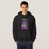 Kids Unicorn  Teacher Students Third Grade Back To Hoodie (Voorkant volledig)