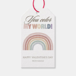 Kids Valentine Rainbow Classroom Valentine  Cadeaulabel