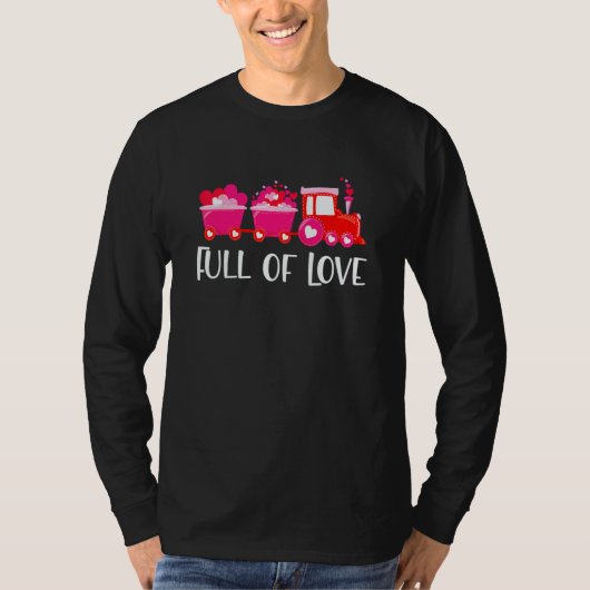 Kids Valentines Day Train Loads Of Love Choo Toddl T-shirt (Voorkant)