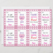 Kids Valentines Sheet of Eight (Voorkant)