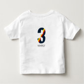Kid's VAMOS!España! No.3 Kinder Shirts (Achterkant)