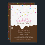 KIDS VERJAARDAG FEESTcake frosting druppels strooi Kaart<br><div class="desc">door kat massard >>> www.simplysweetPAPERIE.com <<< Een super schattige taart of ijsje kegel thema uitnodiging ontwerp voor de verjaardag van uw kind. Wow je vrienden en familie met dit kleine nummer; D Setup als een sjabloon is het eenvoudig voor u om uw eigen gegevens toe te voegen, of druk op...</div>