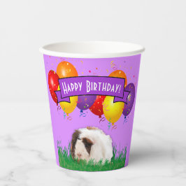 Kids Verjaardag Guinee Varkensballonnen Paarse Ban Papieren Bekers