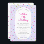 KIDS VERJAARDAG kleurrijke sproeiers grens paarse Kaart<br><div class="desc">door kat massard >> www.simplysweetPAPERIE.com <<< Een trendy uitnodigingsontwerp voor een VERJAARDAGSFEEST voor een trendy tiener TIP :: 1. Als u afbeeldingen en lettertypen wilt wijzigen/verplaatsen en meer tekst wilt toevoegen, klikt u op de knop "Aanpassen". - - - - - - - - - - - - - -...</div>