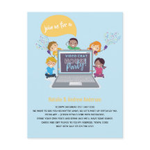 KIDS Verjaardag Online Videochat Virtuele LiveStre