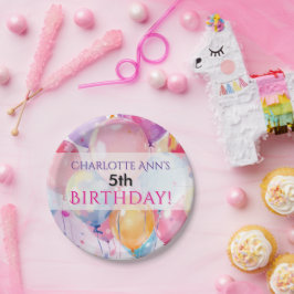 Kids Verjaardag Party Ballon Favoriete Supplies Papieren Bordje