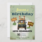 Kids Verjaardag uitnodiging, Custom Party Design Kaart (Voorkant)