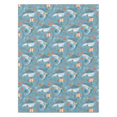 Kids Verjaardagscadeaus Nemo Fish Shark Shell Zee Tafelkleed (Voorkant)