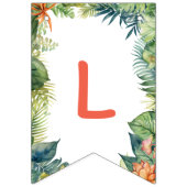 Kids Verjaardagsfeestje Oerwoud Safari Dieren voor Vlaggetjes (Tweede vlag)