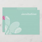 KIDS VERJAARDAGSFEESTJE UITNODIGEN fladderby vlind Kaart (Voorkant / Achterkant)