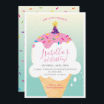 KIDS VERJAARDAGSFEESTJE UITNODIGEN retro-ijsje keg Kaart<br><div class="desc">door kat massard >>> www.simplysweetPAPERIE.com <<< Originele illustratie door mij!!! Een super schattig, maar stijlvol ijs kegel thema uitnodiging ontwerp voor de VERJAARDAG van uw kind. Wow je vrienden en familie met dit kleine aantal ;D Setup als een sjabloon het is eenvoudig voor u om uw eigen gegevens toe te...</div>