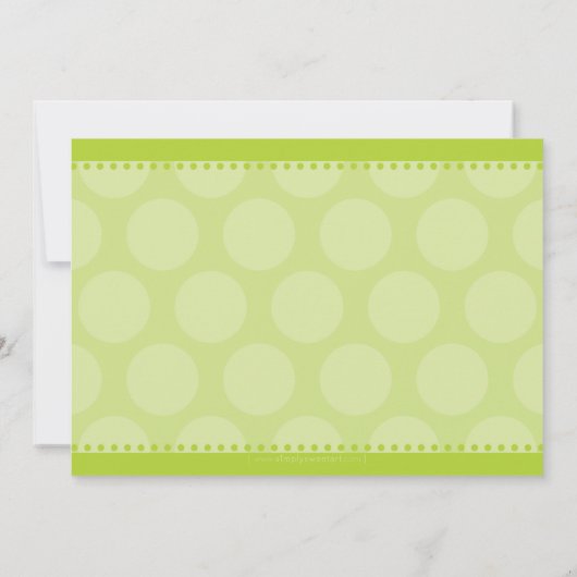 KIDS VERJAARDAGSFEESTJE UITNODIGEN schattige ijsje Kaart (Achterkant)