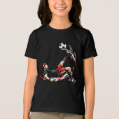 Kids Voetbal Bicycle Kick T-Shirt – Cool Streets (Voorkant)