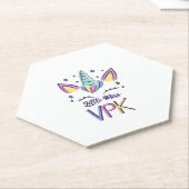 Kids VPK Girl First Day Little Miss VPK T-Shirt Kartonnen Onderzetters (Schuin)