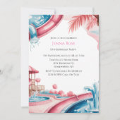 Kids’ Water Park Birthday Party Kaart (Voorkant)