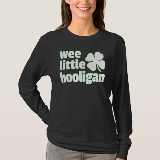 Kids WEE LITTLE HOOLIGAN Kids St. Patrick's Day T-shirt (Voorkant)