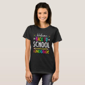 Kids Welcome Back To School Second Grade Vibes Stu T-shirt (Voorkant volledig)