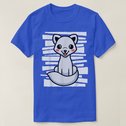 Kids White Arctic Fo T-shirt (Design voorkant)