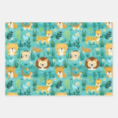 Kids Wildlife Safari    Inpakpapier Vel (Voorkant 3)