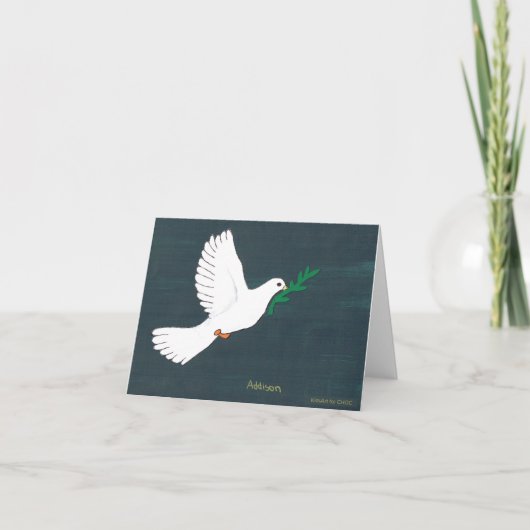 KidsArt voor CHOC - Dove Card Kaart (Voorkant)