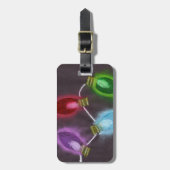 KidsArt voor CHOC - Shine Bright Christmas Lights Bagagelabel (Voorkant verticaal)