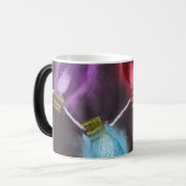 KidsArt voor CHOC - Shine Bright Christmas Lights Magische Mok (Voorkant links)