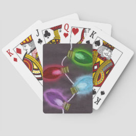 KidsArt voor CHOC - Shine Bright Christmas Lights Pokerkaarten