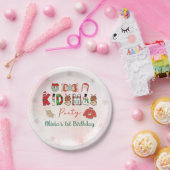Kidsmas Winter Kerstmis Verjaardag Papier Bord (Feest)