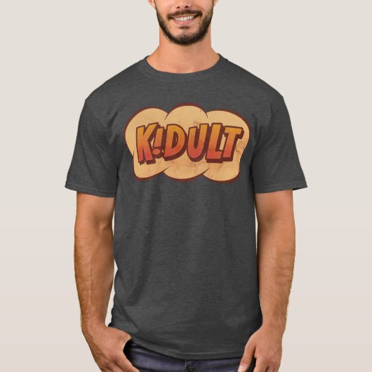 KIDULT - Een volwassene die een Kind in het hart i T-shirt (Voorkant)
