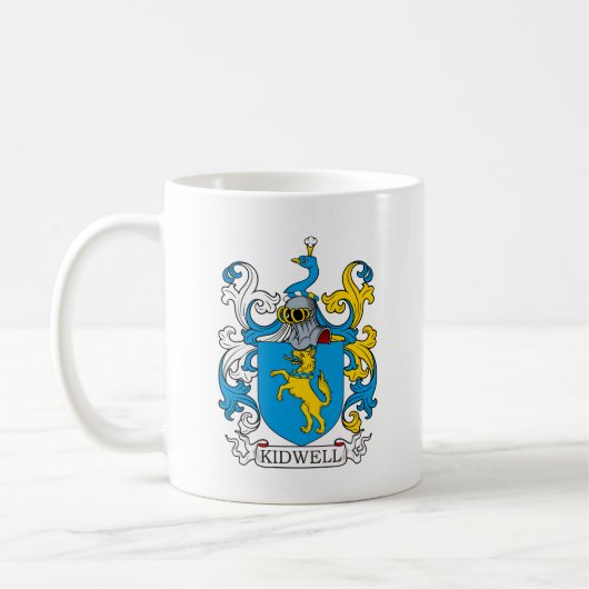 Kidwell Family Crest Koffiemok (Links)