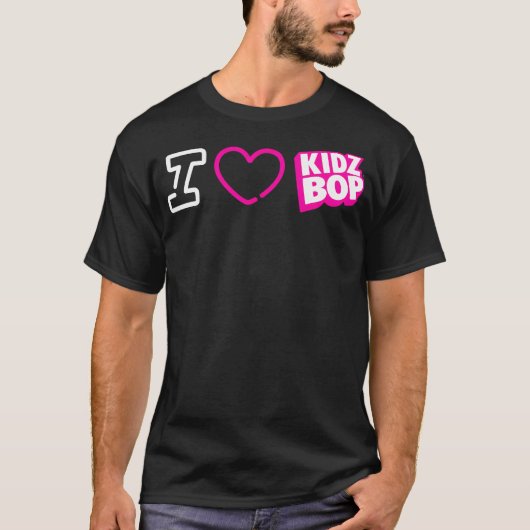 Kidz Bop Ik hou van Kidz Bop T-shirt (Voorkant)