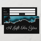 Kiebewijs blauwgroen en zilverkleurig (Voorkant / Achterkant)