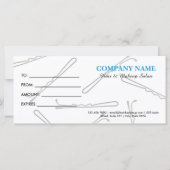 Kiebewijs voor geschenk voor de make-up (Achterkant)