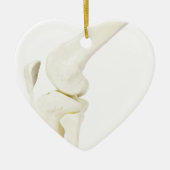 Kiegewrichtmodel van het menselijk been keramisch ornament (Voorkant)